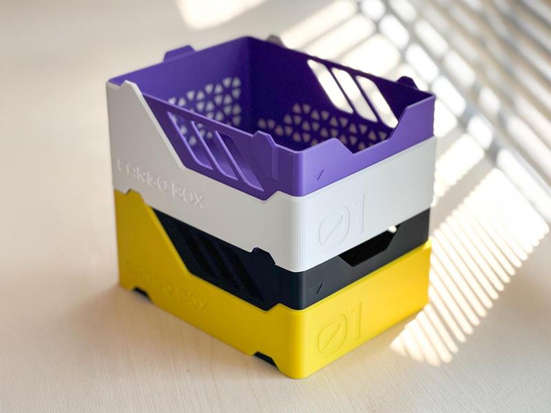 Mecha style storage, stackable box