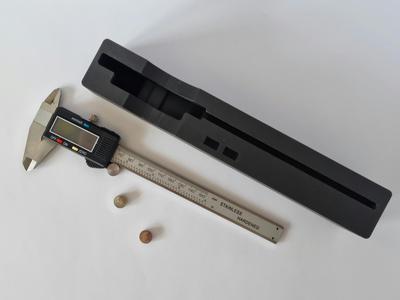 Gridfinity 6x1x8 Digital Caliper Holder (Tall)