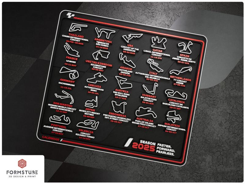MotoGP Season Overview Calendar 2025