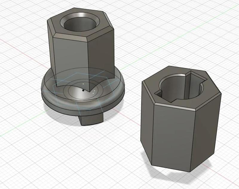 VW T3 Montagehilfe für Einstellschraube Rechteck Scheinwerfer