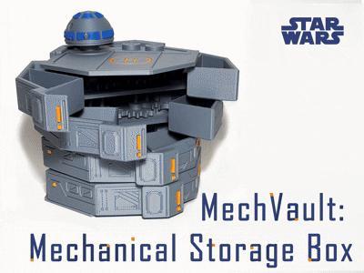 MechVault: Sci-Fi Mechanical Storage Box