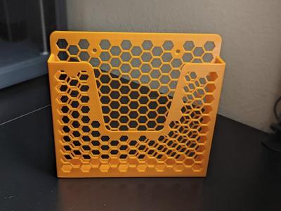 Paper Mail Holder Wall Mount Inbox Honeycomb Back