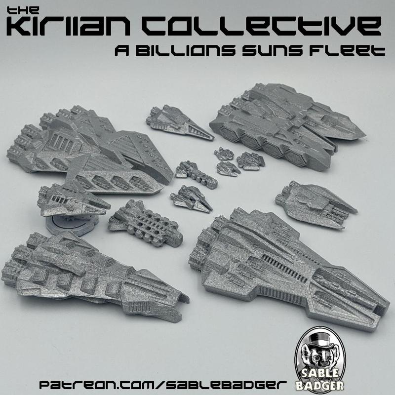 A Billion Suns – The Kiriian Collective Fleet of Spaceships