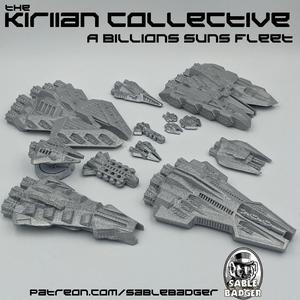 A Billion Suns – The Kiriian Collective Fleet of Spaceships