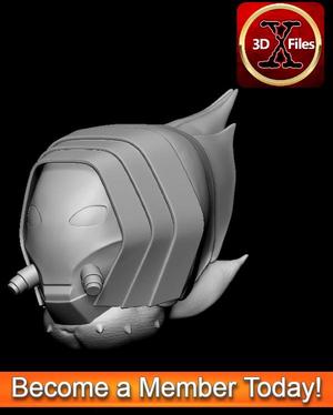 Star wars Head sculpt – Pyke Syndicate Guard – Black Series – Hottoys – 1:12 and 1:6 Scale- Action F