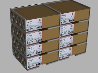 Modular filament shelf
