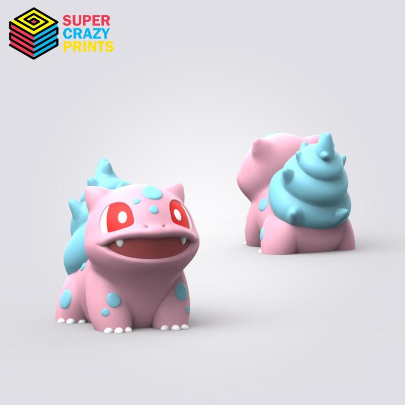 Bulbasaur Rock, Shell, Mushroom and SunFlower