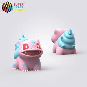 Bulbasaur Rock, Shell, Mushroom and SunFlower