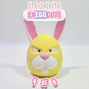Easter Bunny Exeggcute [4 OF 6] Seasonal Pokemon Fan Art Holiday Decoration Set