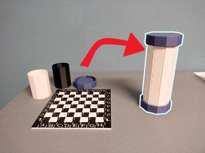 Chessboard foldable with storage