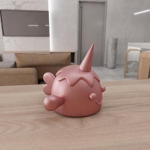 3D Cute Fish Decor as Stl File & Ice Cream, Fish Decor, Animal Decor, Miniature Fish, 3D Printing, Animal Gift, Fish Art, Aquarium Fish