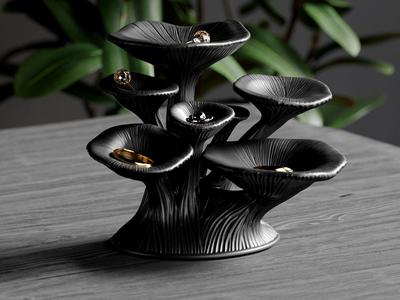 Mystic Mushroom Jewelry Holder
