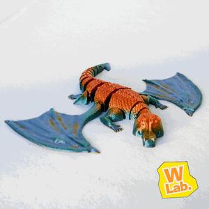 Simon the articulated adult dragon!