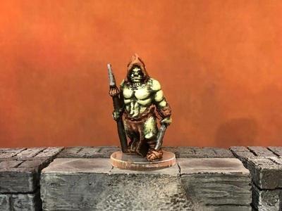 D6Modular Fantasy: Half-Orc Vagabond (28mm/32mm scale)
