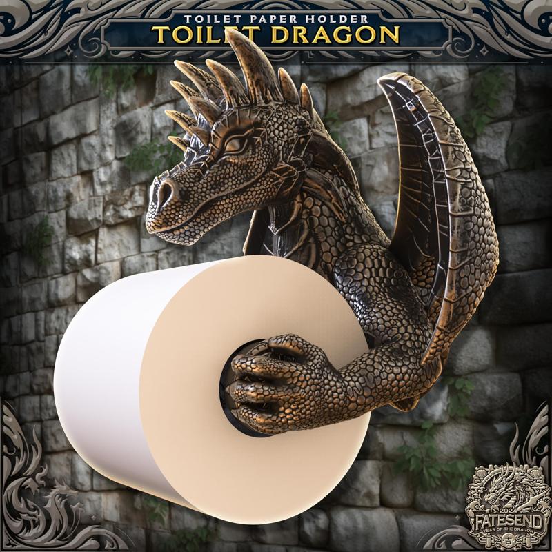 Toilet Paper Dragon – No Supports Needed