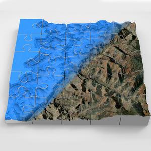 Puzzle Mountain landscape The Grand Canyon Arizona USA