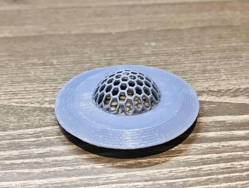 Anchored (Anti-Slipping) Honeycomb Bathtub Hair Catcher