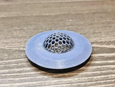 Anchored (Anti-Slipping) Honeycomb Bathtub Hair Catcher
