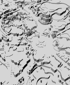 DISNEYLAND, Skyline 3D map