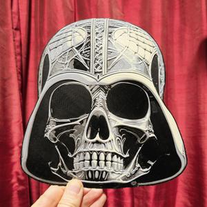 Star Wars (Inspired) “Skeleton Sith Skull” HueForge Halloween Darth Vader
