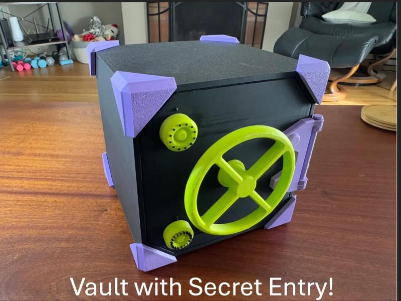 Vault with Secret Entry!