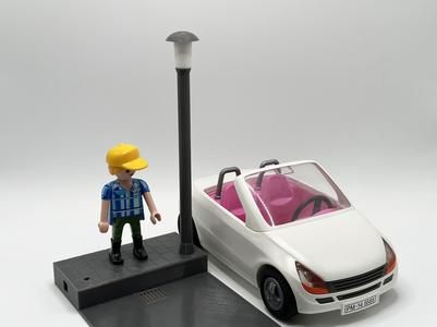 Straight Street Lamp