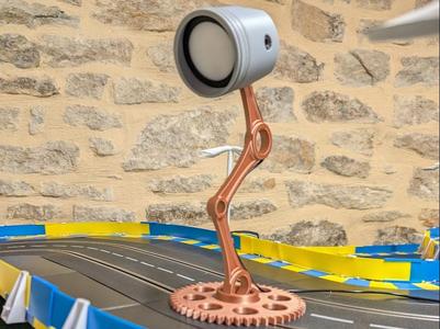 Connecting rod piston engine lamp (LED kit001)