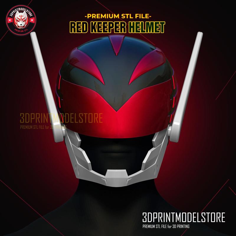 Go Go Loser Ranger Reject Red Keeper Helmet Cosplay STL