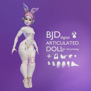 BJD ARTICULATED DOLL SOFIA FOR 3D PRINTING