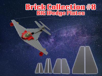 Bricks – LEGOs Compatible – Big Wedge Plates – #8
