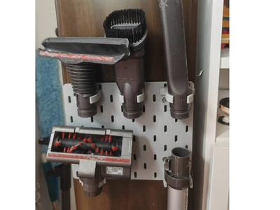 Dyson Vacuum Accessory Pegboard Hanger
