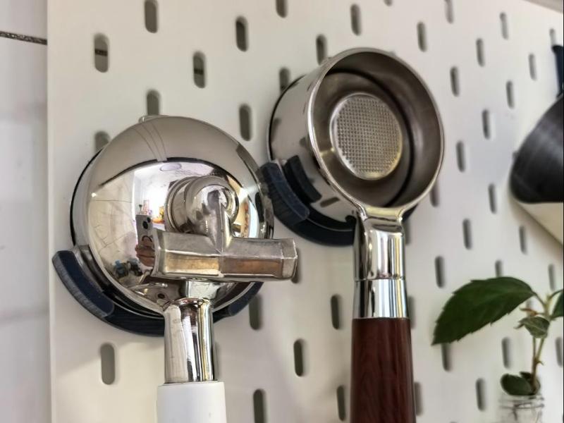IKEA Pegboard Coffee Handle Holder