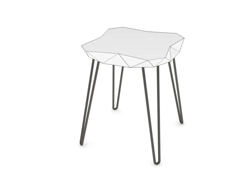 Cubistic stool