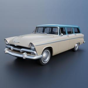 Plymouth Belvedere 4 Door Suburban 1955