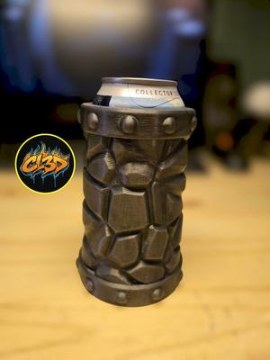 Medieval Stone Can Koozie