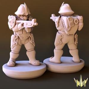 Space Conscript Infantry Pose 01