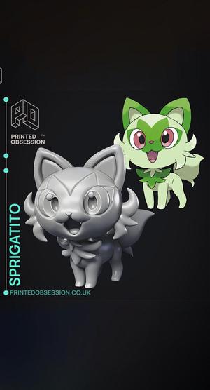 Sprigatito – Pokemon – Fan Art