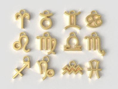 12 Zodiac Pendants