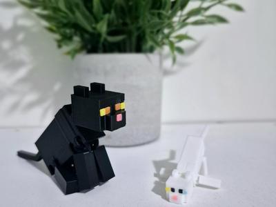 Minecraft cat articulated