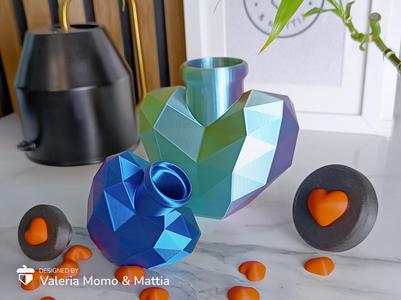 Love Potion Low Poly + Heart Lid, No Support