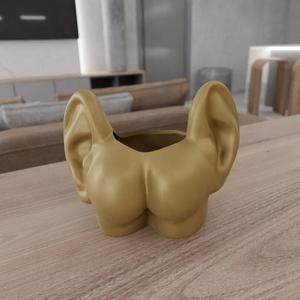 3D Ears and Butt Stl Decor with 3D Print Stl Files and Gifts for Him & 3D Printing, Sexy Butt, Home Decor, 3D Printed Decor, Boxes, Sexy Stl