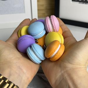 Clicky Macaron Keychain, Clicker Toy