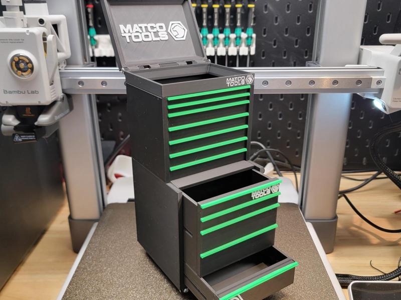 Matco Tools-Inspired Double-Stacked Tool Chest
