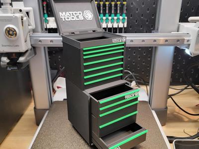 Matco Tools-Inspired Double-Stacked Tool Chest