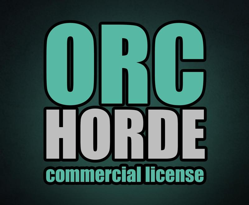 COMMERCIAL LICENSE – ORC HORDE PACK