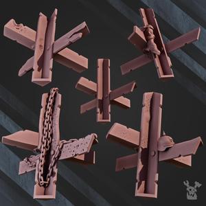 Czech Hedgehogs 20mm and 30mm x5