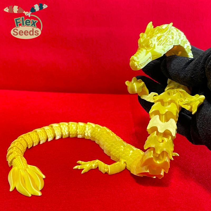 Flexi Japanese Dragon (Print-in-place)