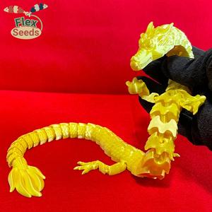 Flexi Japanese Dragon (Print-in-place)