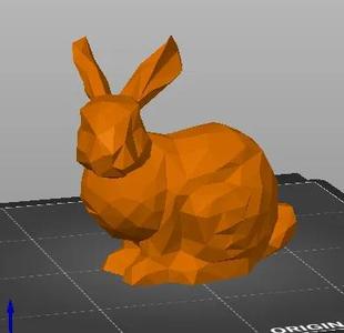 Zajíc s designem Low Poly