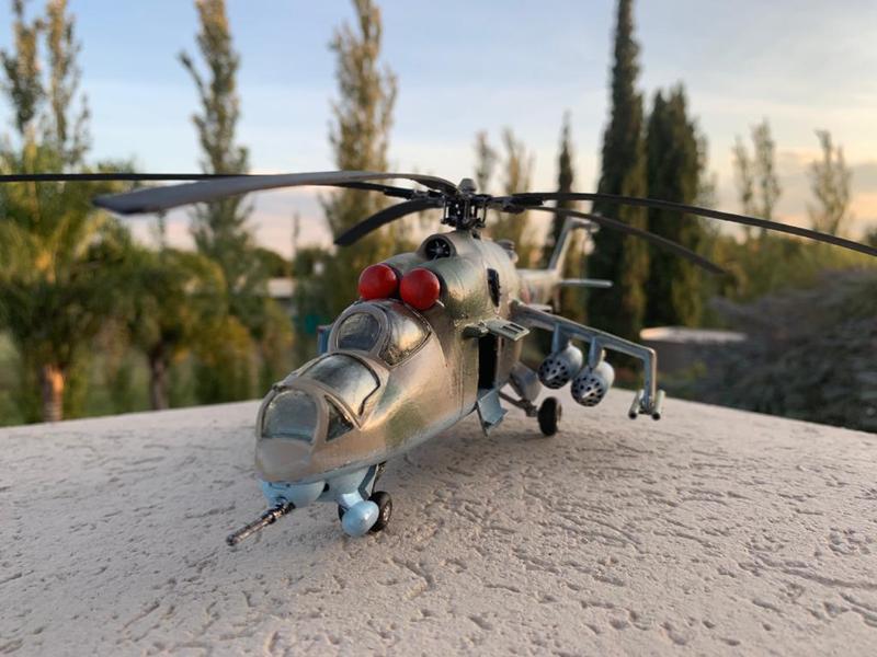 HIND MI24 RUSSIAN HELICOPTER – SCALE MODEL 1:48